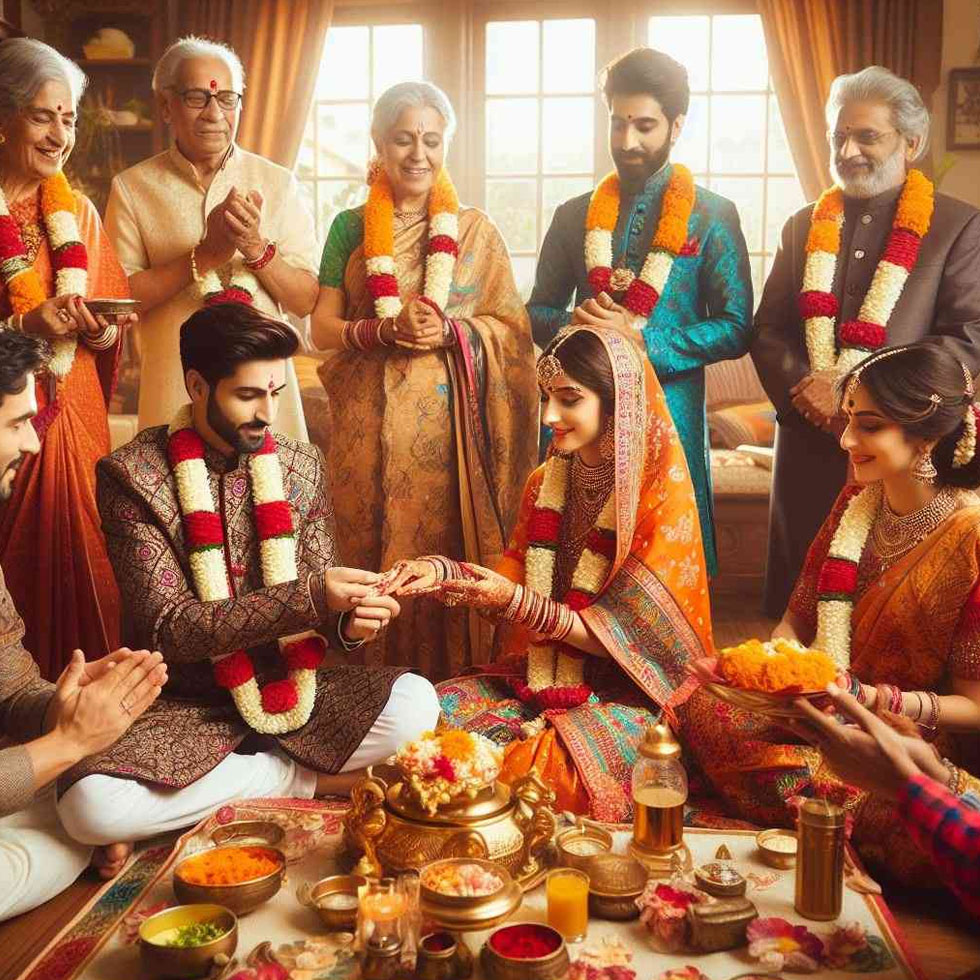 Engagement Puja